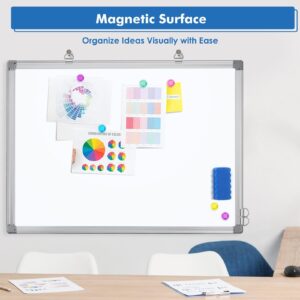 Large Whiteboard for Wall , 72"X48" Maxtek Magnetic White Board Dry Erase 6' x 4' Foldable Wall-Mounted Aluminum Frame for School, Classroom, Office & Home - Image 34