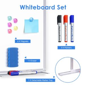 Large Whiteboard for Wall , 72"X48" Maxtek Magnetic White Board Dry Erase 6' x 4' Foldable Wall-Mounted Aluminum Frame for School, Classroom, Office & Home - Image 36