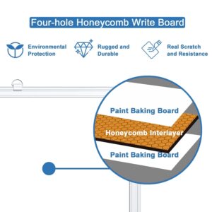 Large Whiteboard for Wall , 72"X48" Maxtek Magnetic White Board Dry Erase 6' x 4' Foldable Wall-Mounted Aluminum Frame for School, Classroom, Office & Home - Image 37