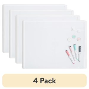 U Brands 17 x 23 in. Dry Erase Whiteboard Value Pack, Assorted Dry Erase Markers, Plastic Frame - Image 6