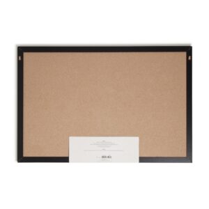 U Brands 30 x 20 in. Magnetic Dry Erase Calendar Planner Combo Board, Black Wood Style Frame - Image 8