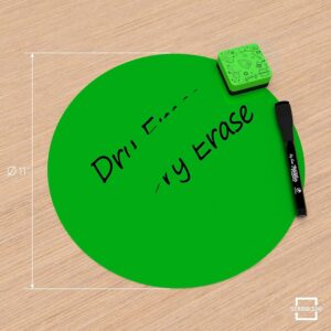 Scribbledo Dry Erase Dots Stickers Colorful Removable Vinyl Sticky Dots, 11”, 8-Pack - Image 5