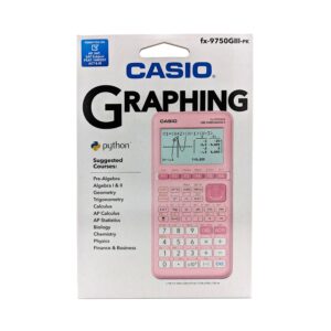 Casio FX-9750Glll-PK Graphing Calculator, Natural Textbook Display, Pink - Image 4