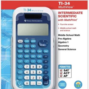 Texas Instruments TI-34 Multi View Calculator, Multicolor - Image 1