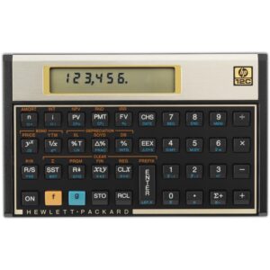 HP 12C Financial Calculator 10-Digit LCD, Multicolor - Image 1