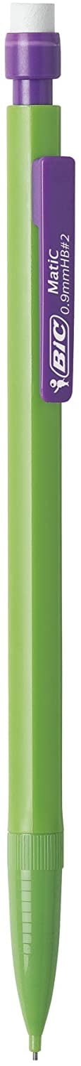 BIC Xtra-Strong Mechanical Pencil, Colorful Barrel & Smooth Writing, Thick Point (0.9mm), 24-Count