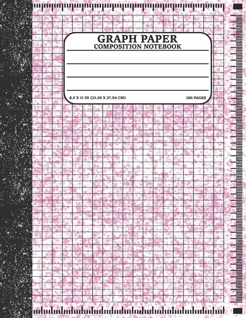 Graph Paper Composition Notebook: Math and Science Lover Graph Paper Cover Watercolor (Quad Ruled 4 squares per inch, 100 pages) Birthday Gifts For Math Lover Teacher, Student Notebook, (Paperback)