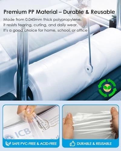 Ktrio Sheet Protectors 8.5 X 11 Inch, Clear Page Protector For 3 Ring