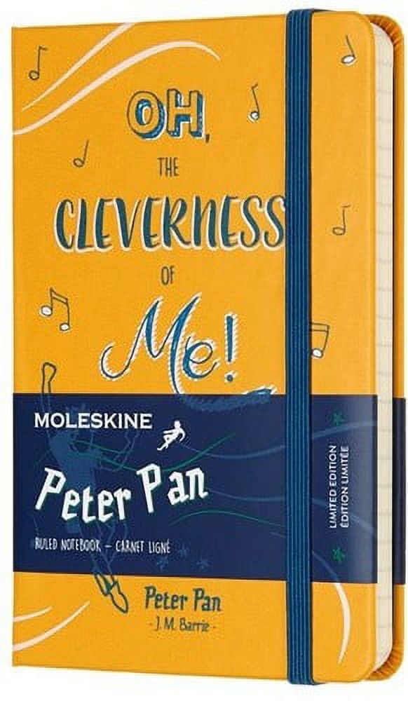 Moleskine Limited Edition Peter Pan, Notebook, Pocket, Ruled, Peter Orange Yellow (3.5 x 5.5) (Disney)
