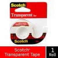 Scotch Transparent Tape 1/2″ x 450″