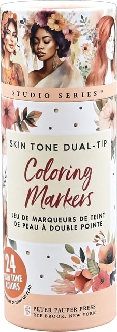 Studio Series Skin Tone Dual-Tip Markers – 24 Colors (Other)