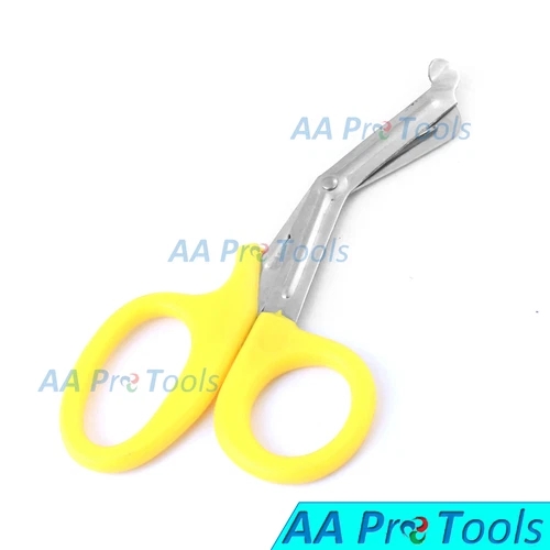 Yellow Utility Scissors 5.5″ Multi-Purpose Diy Ems Emt Universal Shears Tools